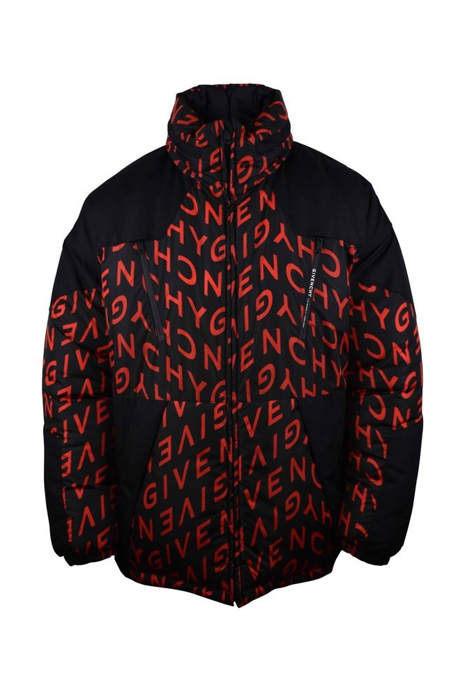 Givenchy Reversible Red And Black Nylon Down Jacket
