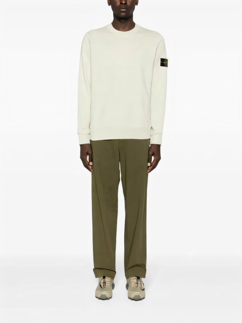 Stone Island Crewneck Long-Sleeve Sweatshirt