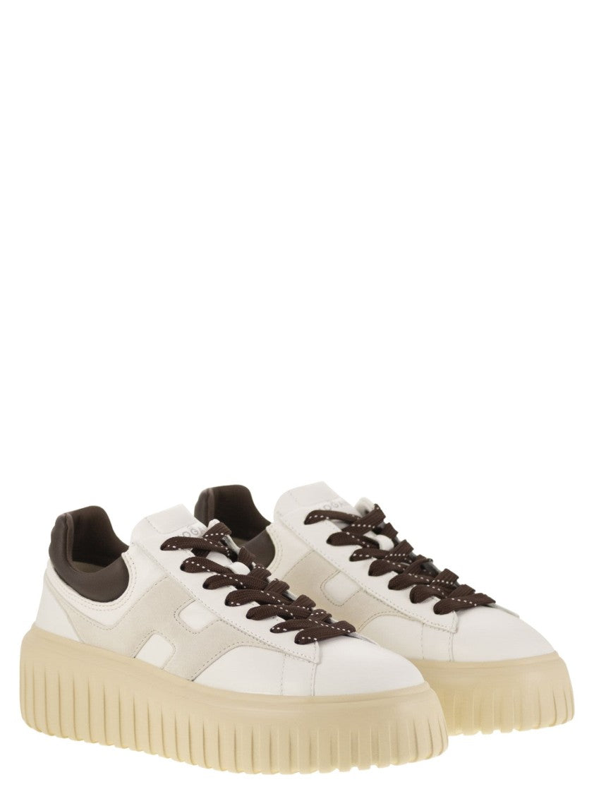 Hogan H-Stripes Leather Trainers