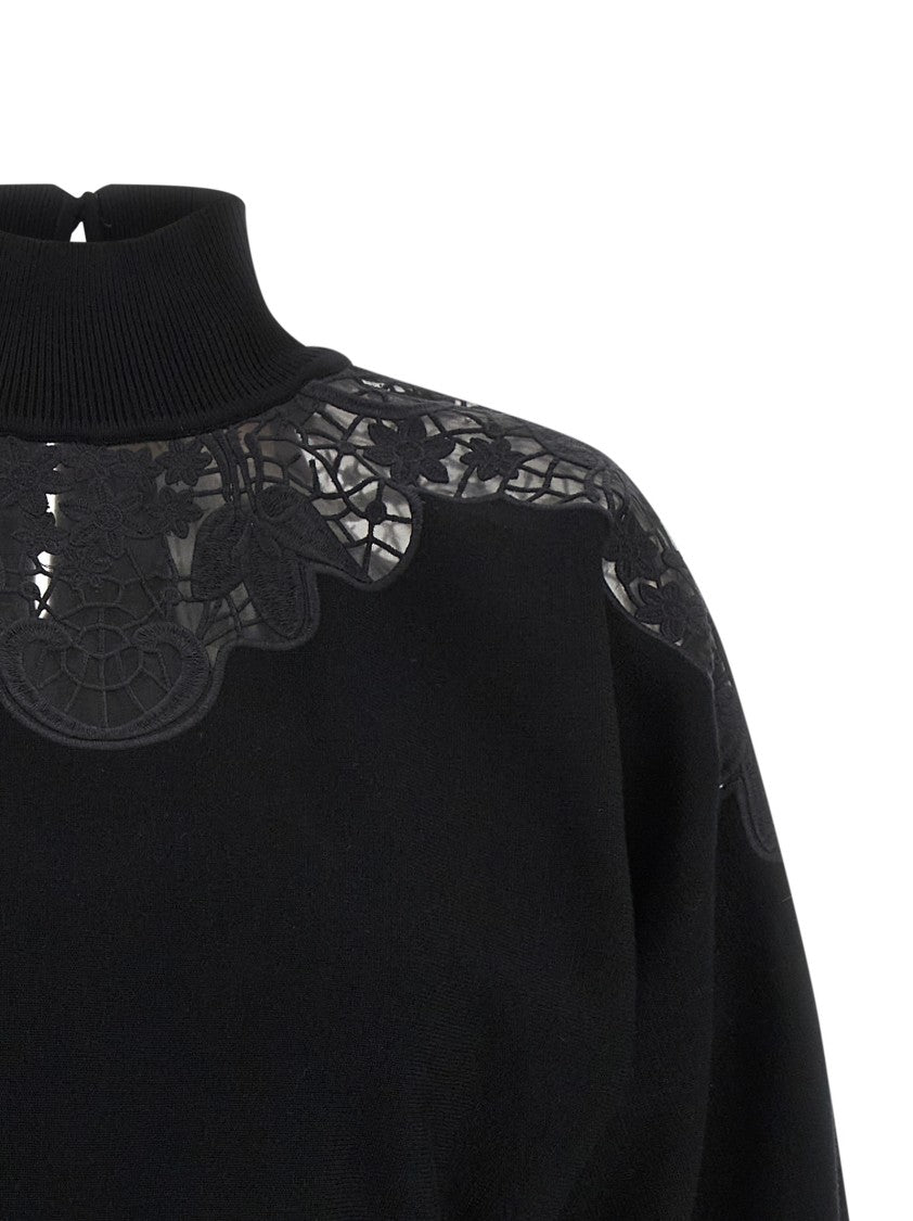Twin-Set Tulle Lace Sweater