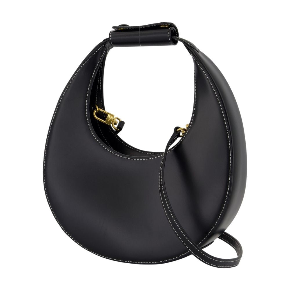 Staud Mini Moon Bag - Leather - Black