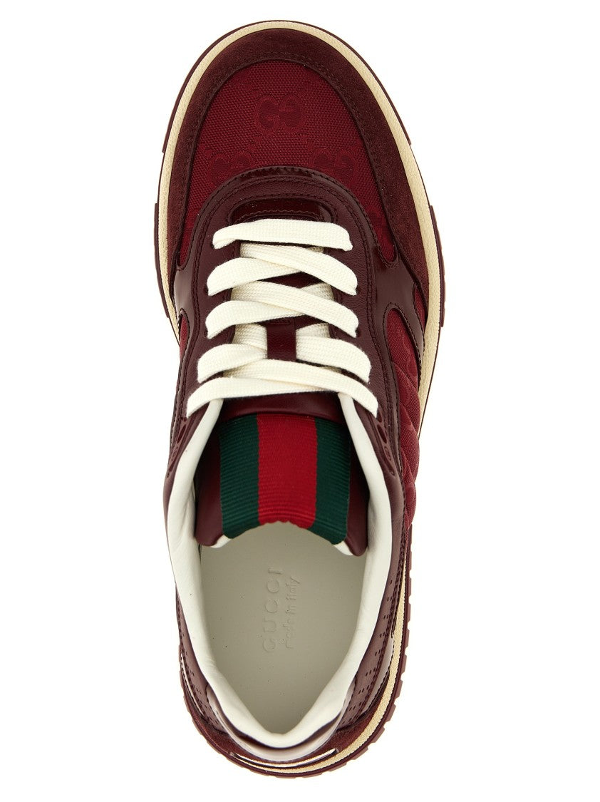 Gucci Re-Web Sneakers In Gg Supreme Fabric