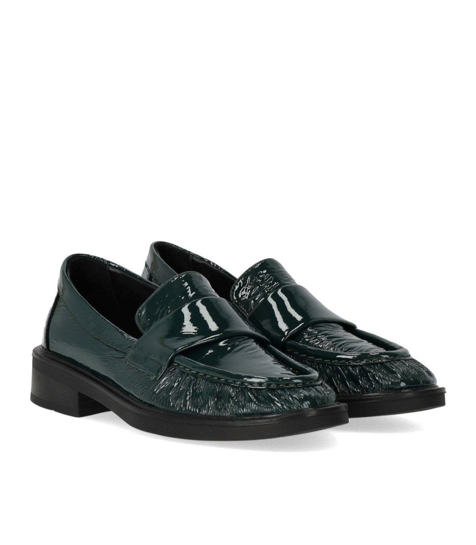 Strategia Green Patent Leather Loafer
