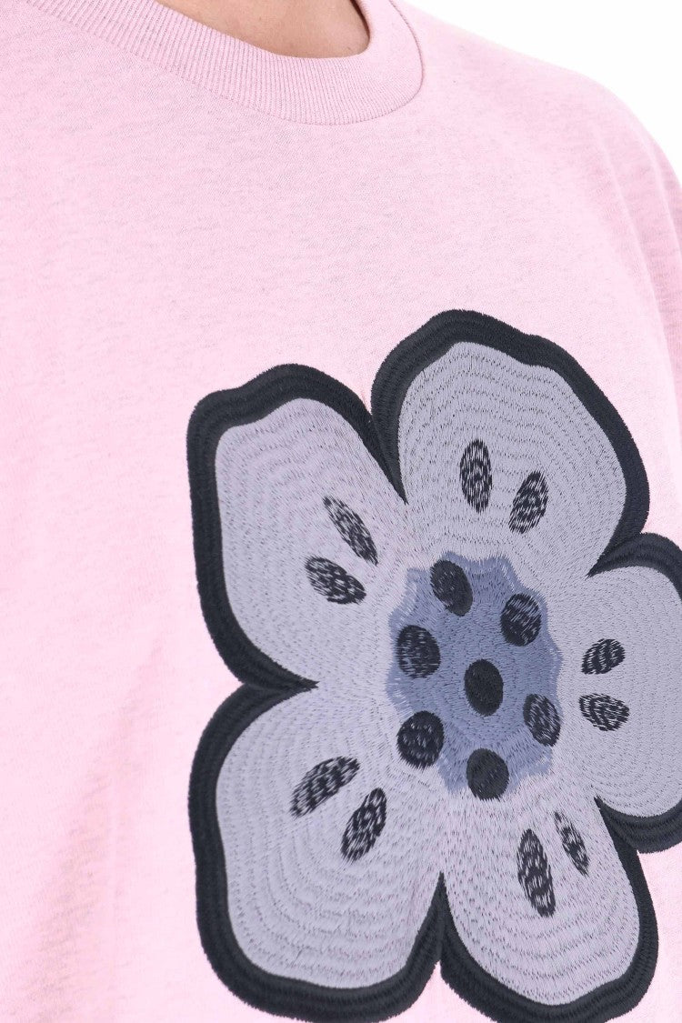 Kenzo Boke Flower Embroidered Cotton T-Shirt