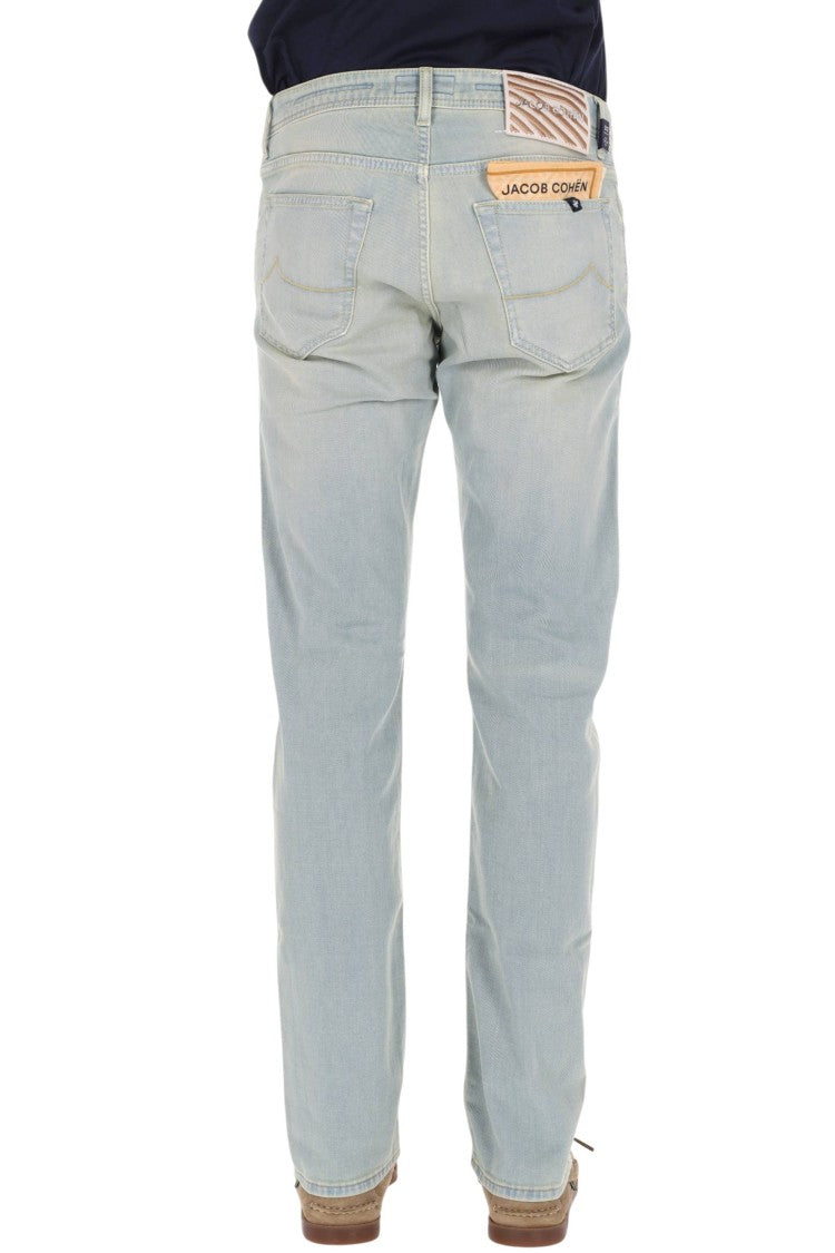 Jacob Cohen Nick Slim Fit Sandblasted Jeans