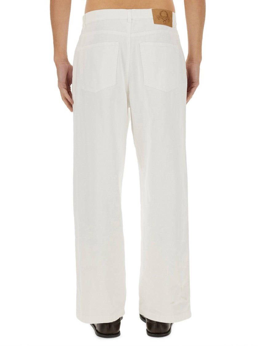 Moschino Regular Fit Cotton Denim Jeans