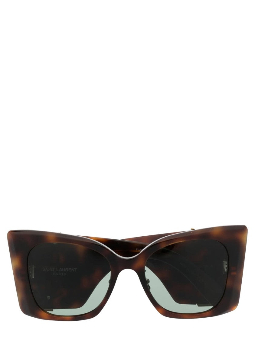 Saint Laurent Tortoiseshell Sl M119/F Blaze Acetate Glasses