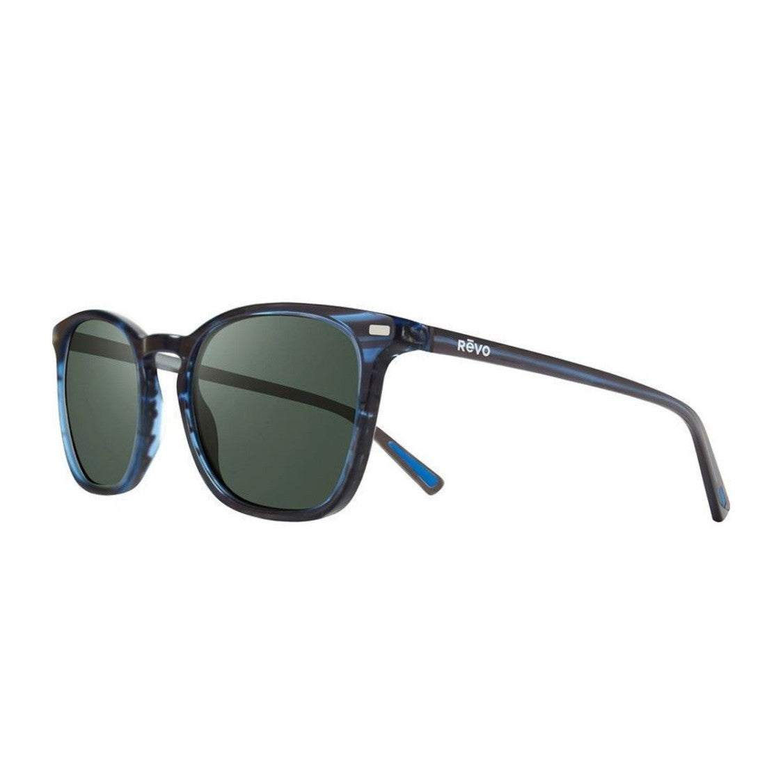 Revo Blue Watson Re1129 Acetate Square Sunglasses