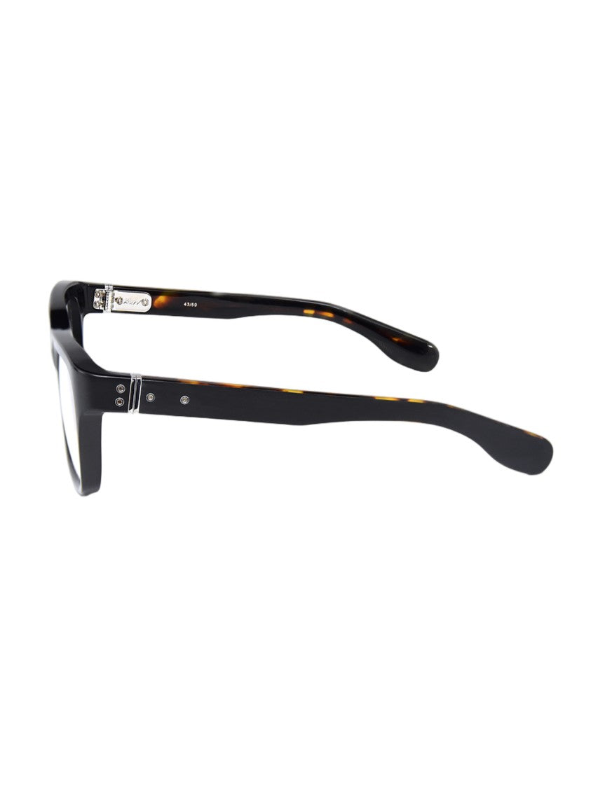 Kiurv Black Acetate Celluloid 135 Mm Optical Frames