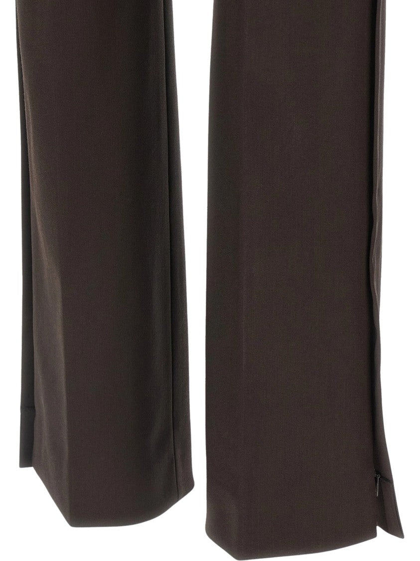 Sportmax Guglia Low-Rise Gabardine Flared Pants