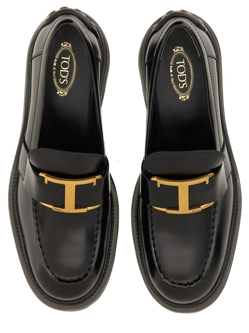Tod's Calfskin Leather Loafers