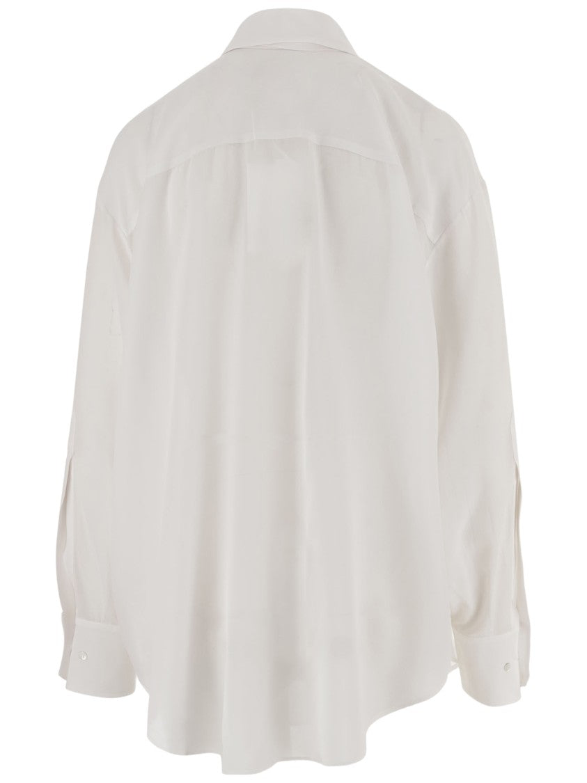 Sa Su Phi Silk Blouse With Bow Collar