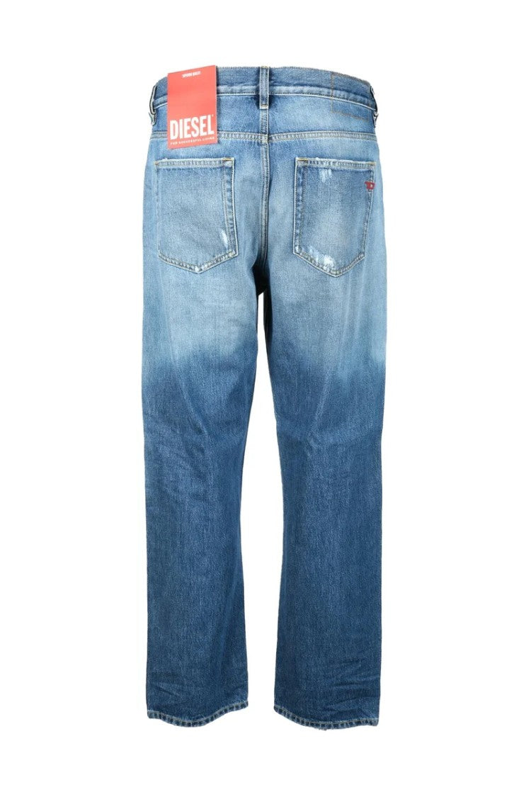 Diesel D-Viker Regular Fit Jeans - Light Blue