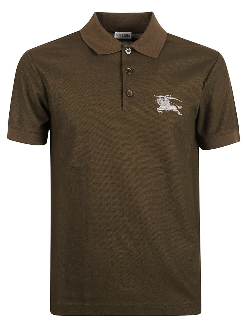 Burberry Pique Cotton Polo Shirt