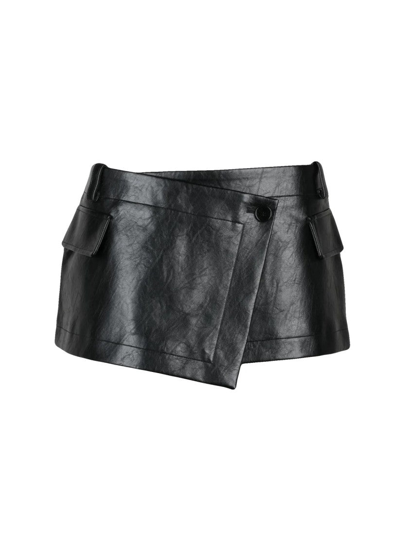 Patrizia Pepe Black Polyurethane Pocket Belt