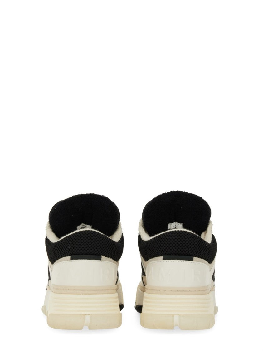 Amiri Neutrals Ma-1 Layered Panels Leather Sneakers
