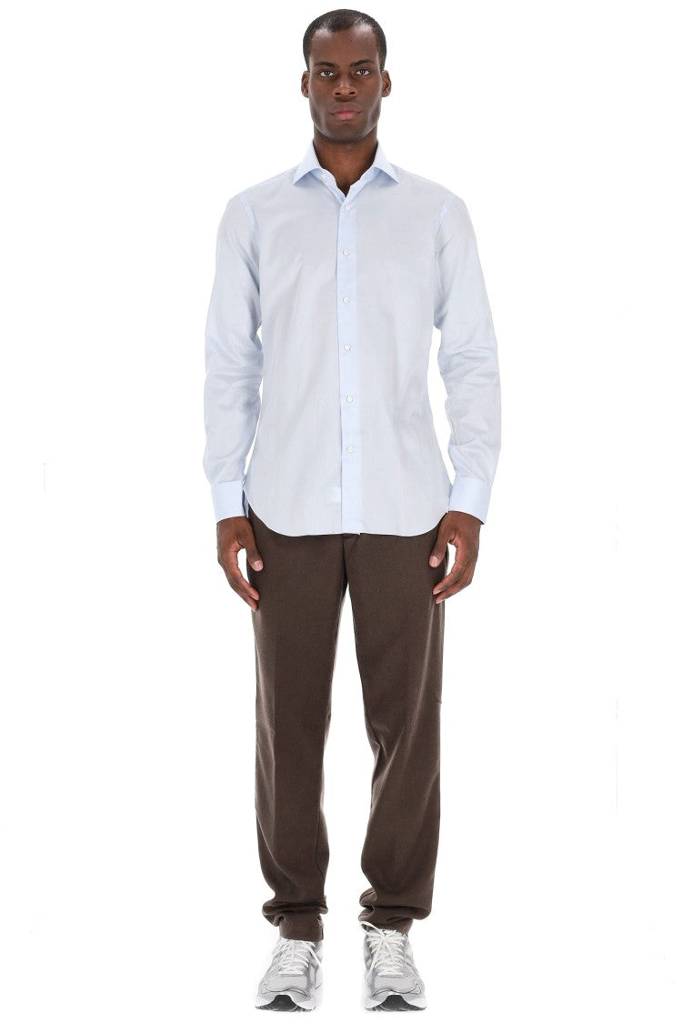 Barba Journey Line Cotton Twill Shirt
