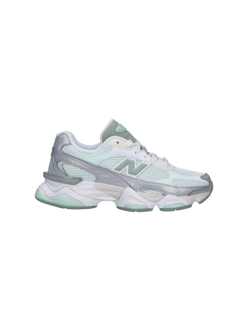 New Balance Green 9060 Chunky Suede Sneakers