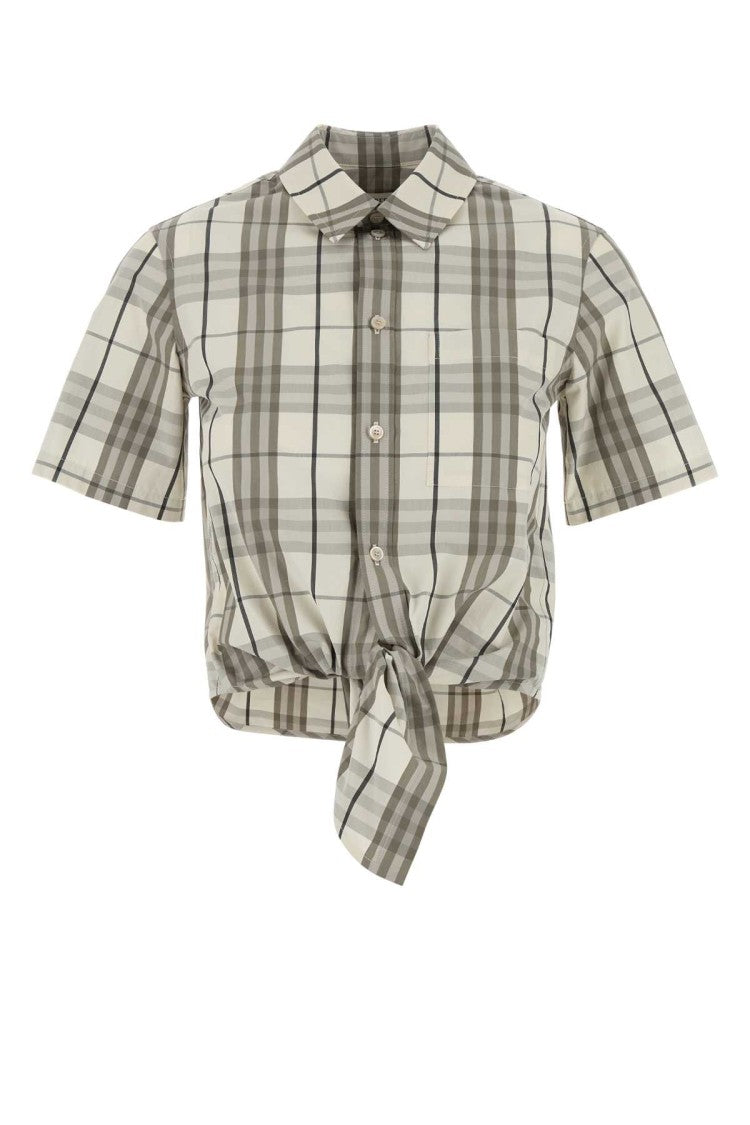 Burberry Embroidered Poplin Shirt