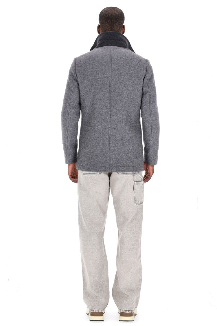 Camplin Island Water-Resistant Wool Peacoat