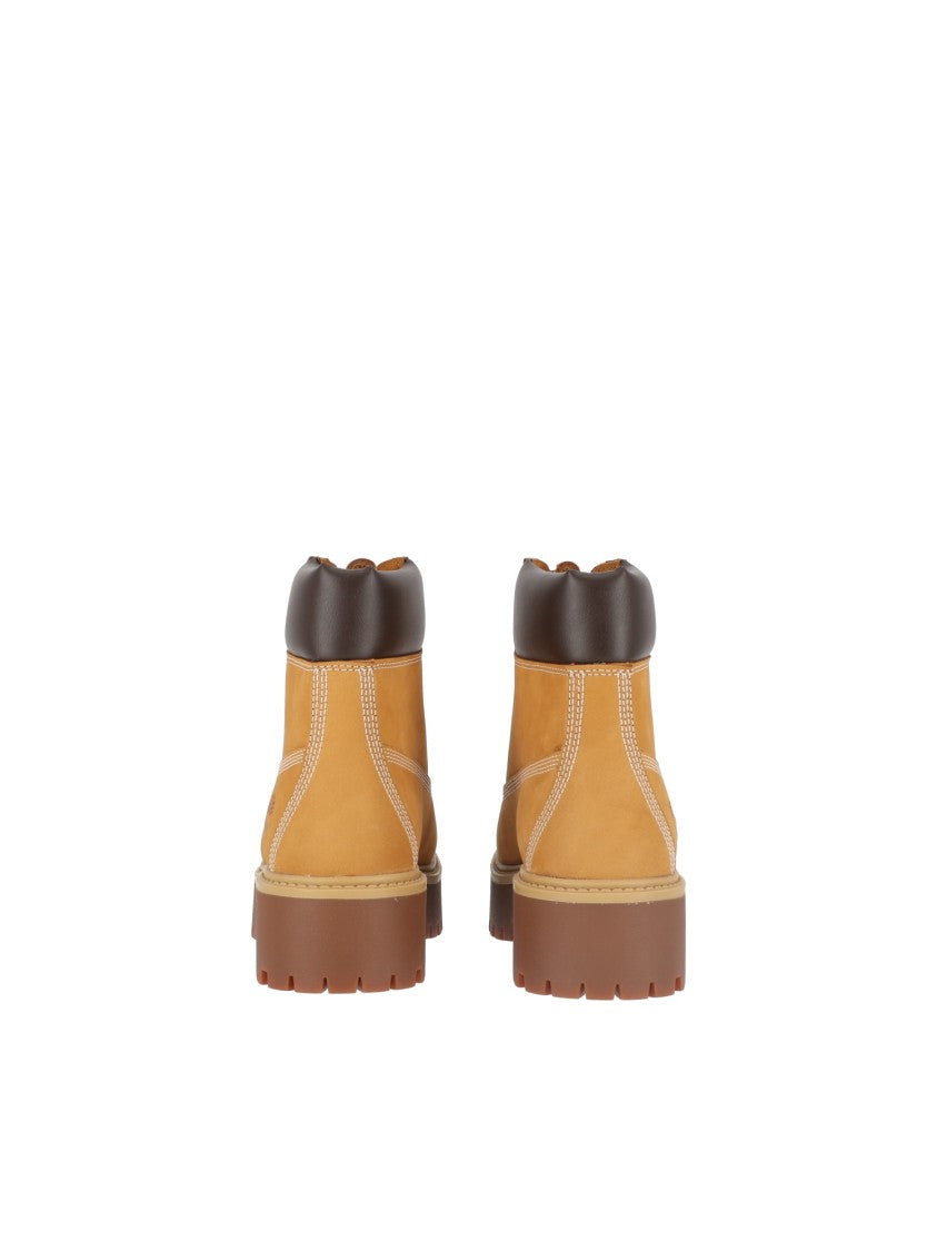 Timberland Wheat Stone Street 6-Inch Waterproof Lace-Up Boots