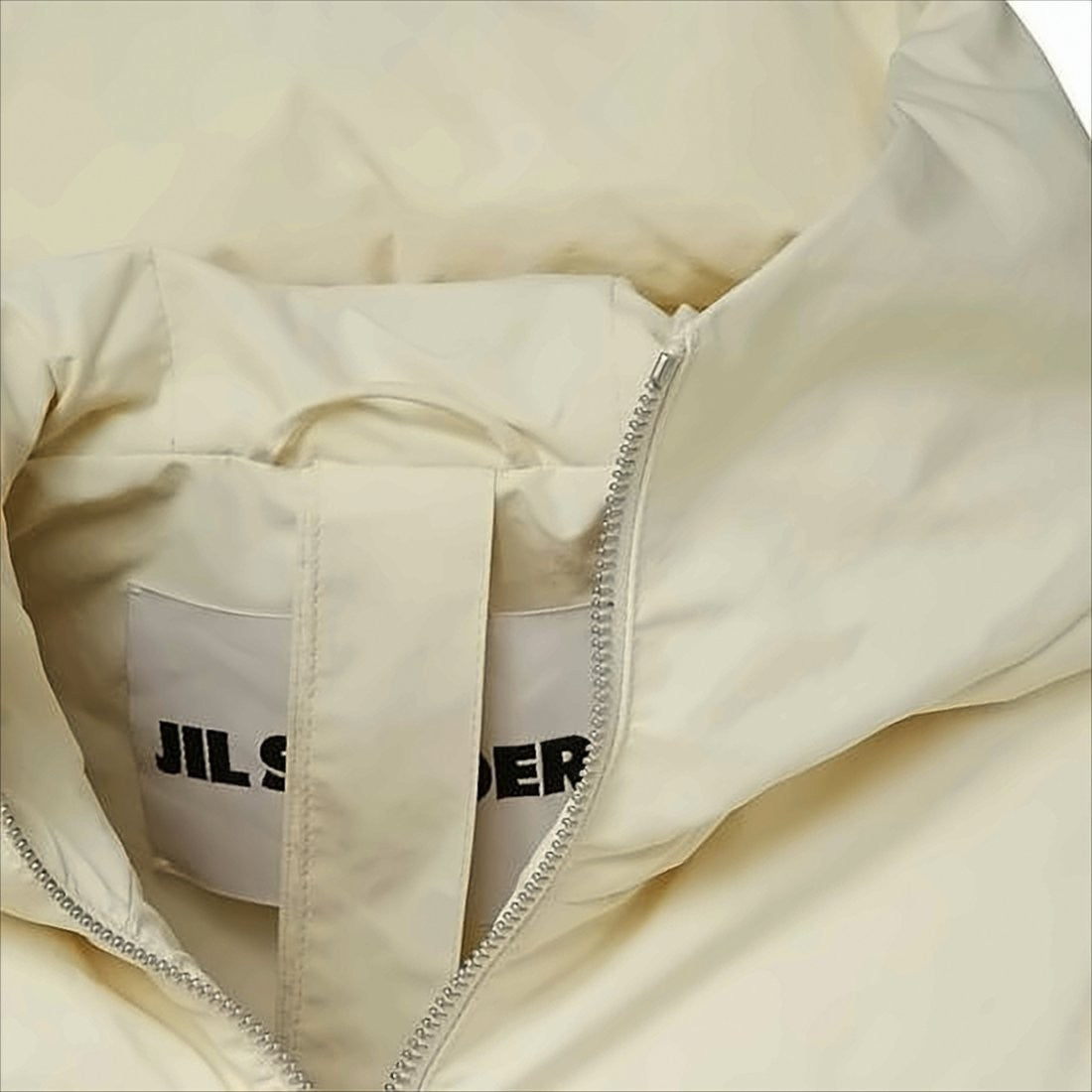 Jil Sander Quilted Padded Jacket With High Collar And Oversized Silhouette