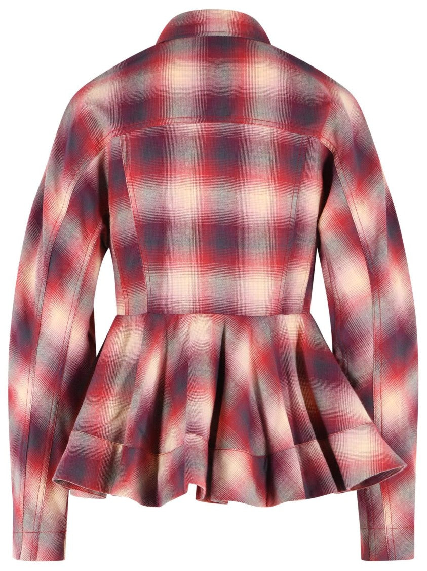 Ganni Red Cotton Shirt