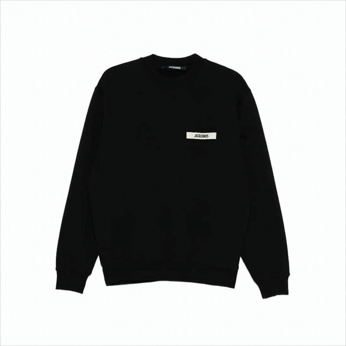 Jacquemus Relaxed Fit Long-Sleeve Shirt With Minimalist Patch Detail