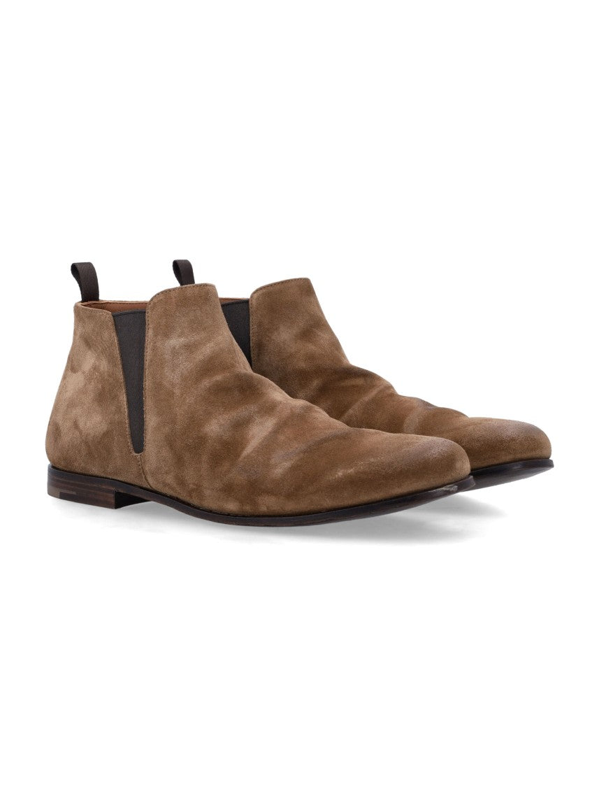 Church's Vintage Suede Elastic Side Boots