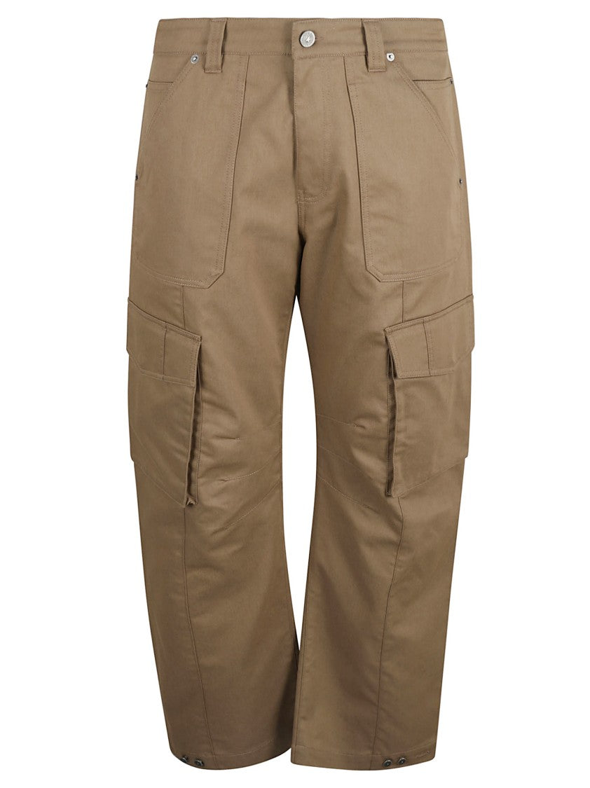 Golden Goose Relaxed Fit Cargo Trousers With Smooth Finish