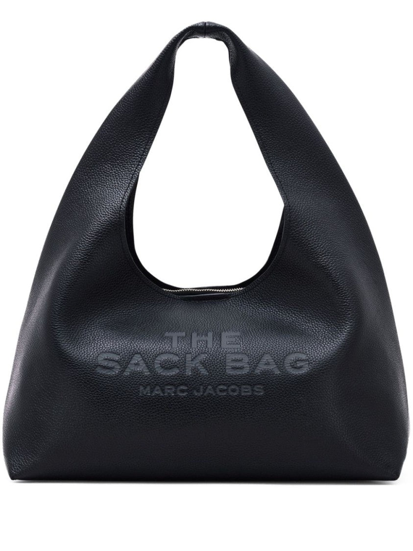Marc Jacobs Soft Textured Leather Slouchy Bag With Rounded Handle