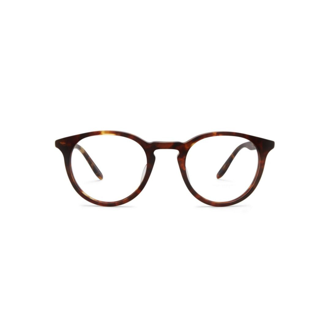 Barton Perreira Tortoiseshell Keyhole Round Eyeglasses