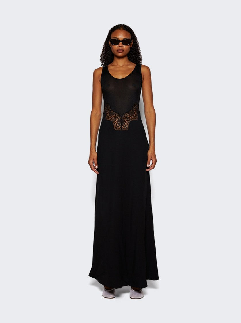 Christopher Esber Verna Lace Tank Dress Black