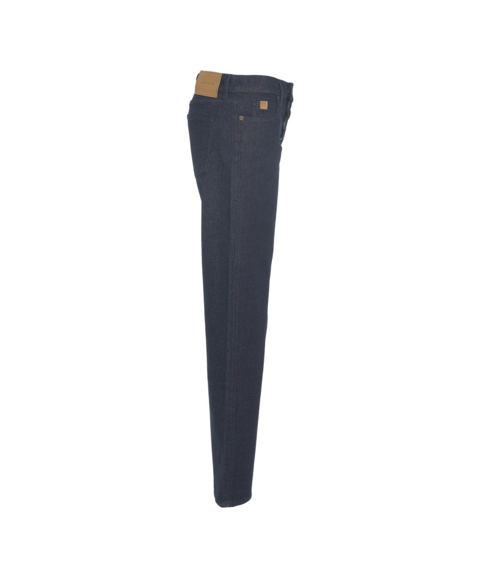 Jacob Cohen Straight Leg Jeans With Classic Five-Pocket