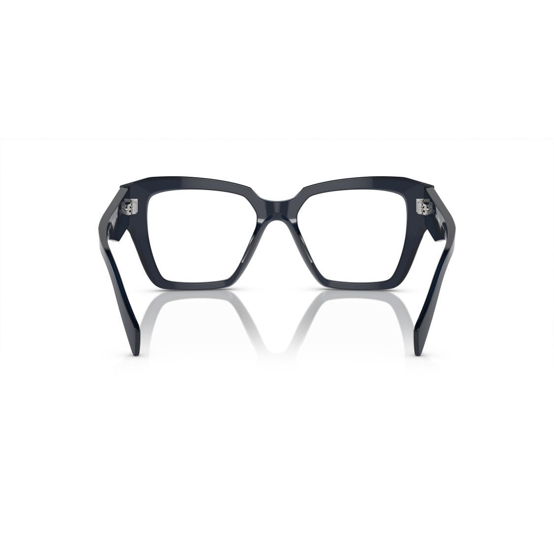 Prada 0Pr 09Zv Oversized Blue Acetate Eyeglasses