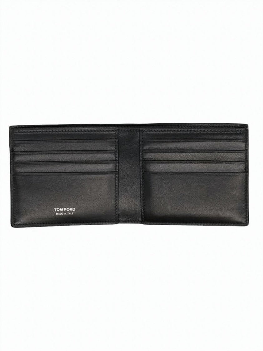 Tom Ford Crocodile-Embossed Calfskin Bifold Wallet By Tom Ford