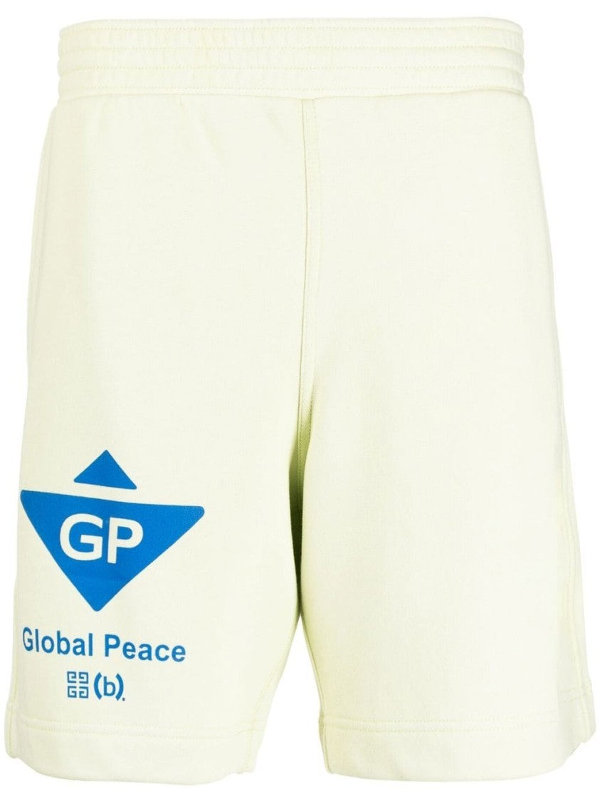 Givenchy Knee-Length Graphic-Print Track Shorts