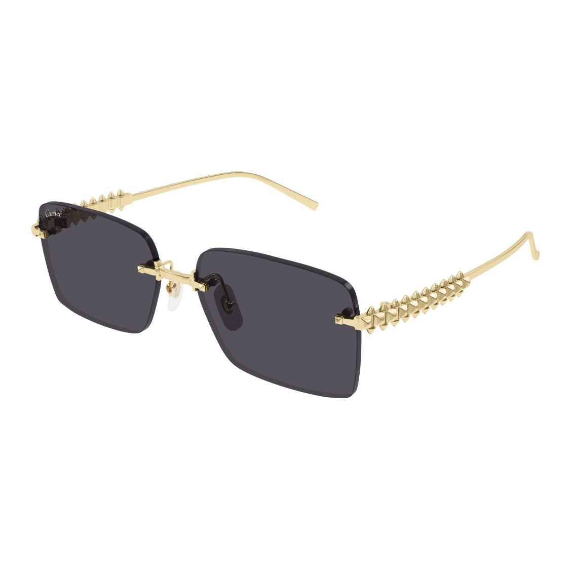 Cartier Ct0545s Square Rimless Sunglasses