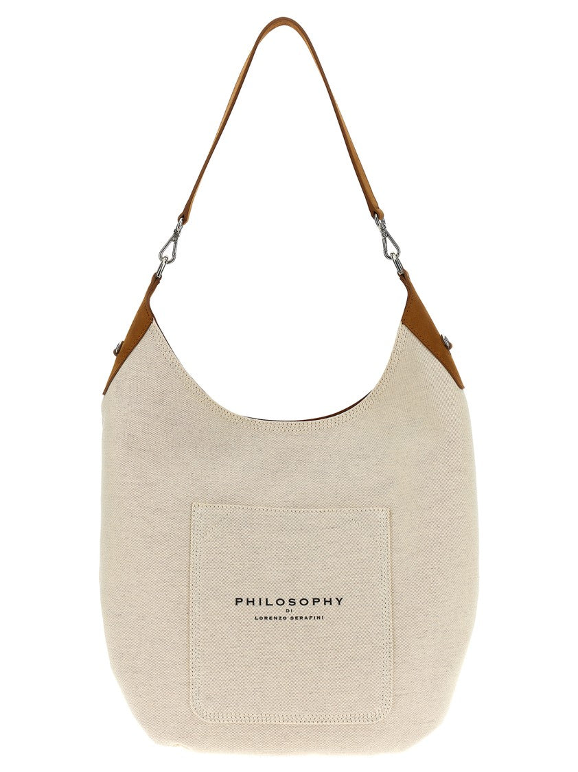 Philosophy Di Lorenzo Serafini Canvas Shoulder Bag