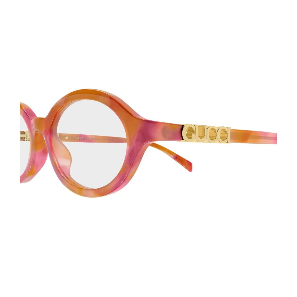 Gucci Gg2153o Havana Pink Acetate Oval Eyeglasses