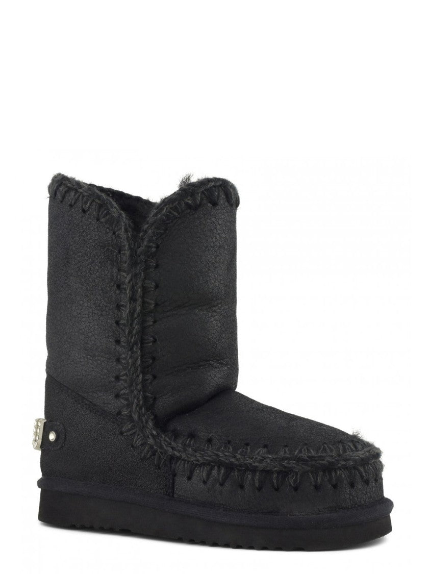 Mou Eskimo 24 Rhinestones Logo Boots