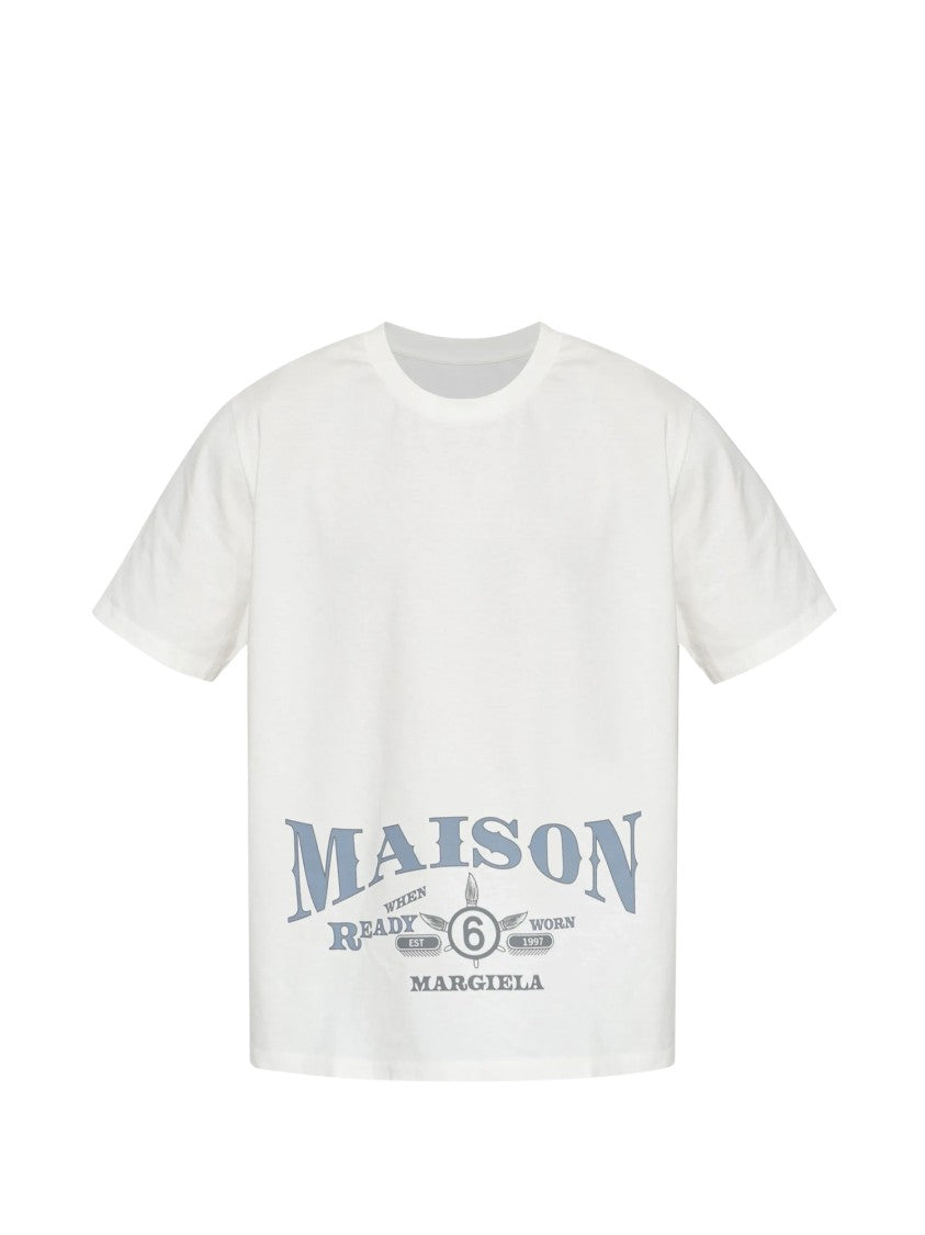 Mm6 By Maison Margiela Vintage Logo-Print T-Shirt