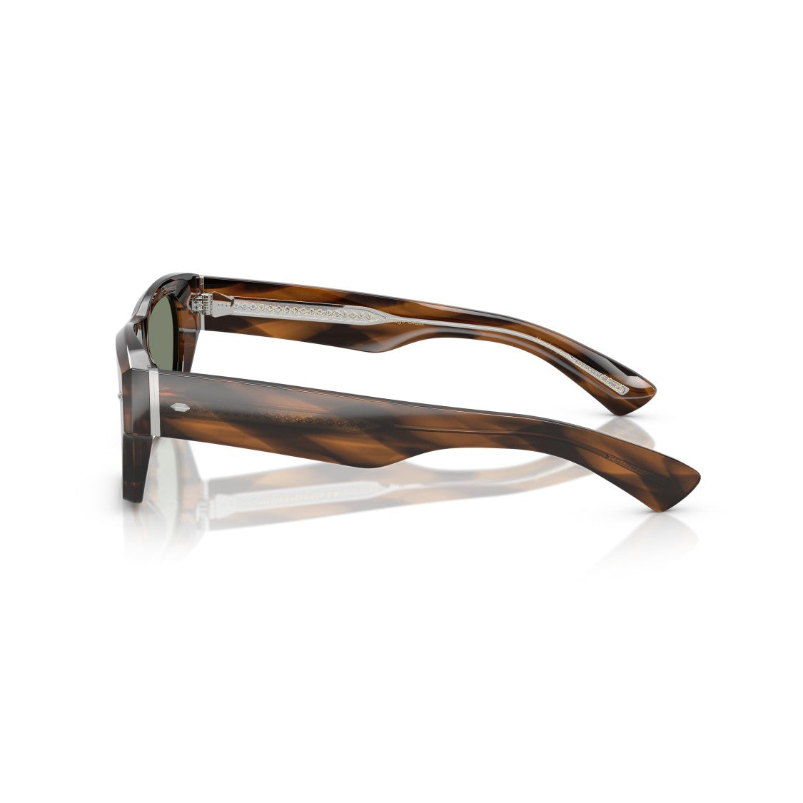 Oliver Peoples 0Ov5514su Rectangular Tortoiseshell Acetate Sunglasses With Silver Accents