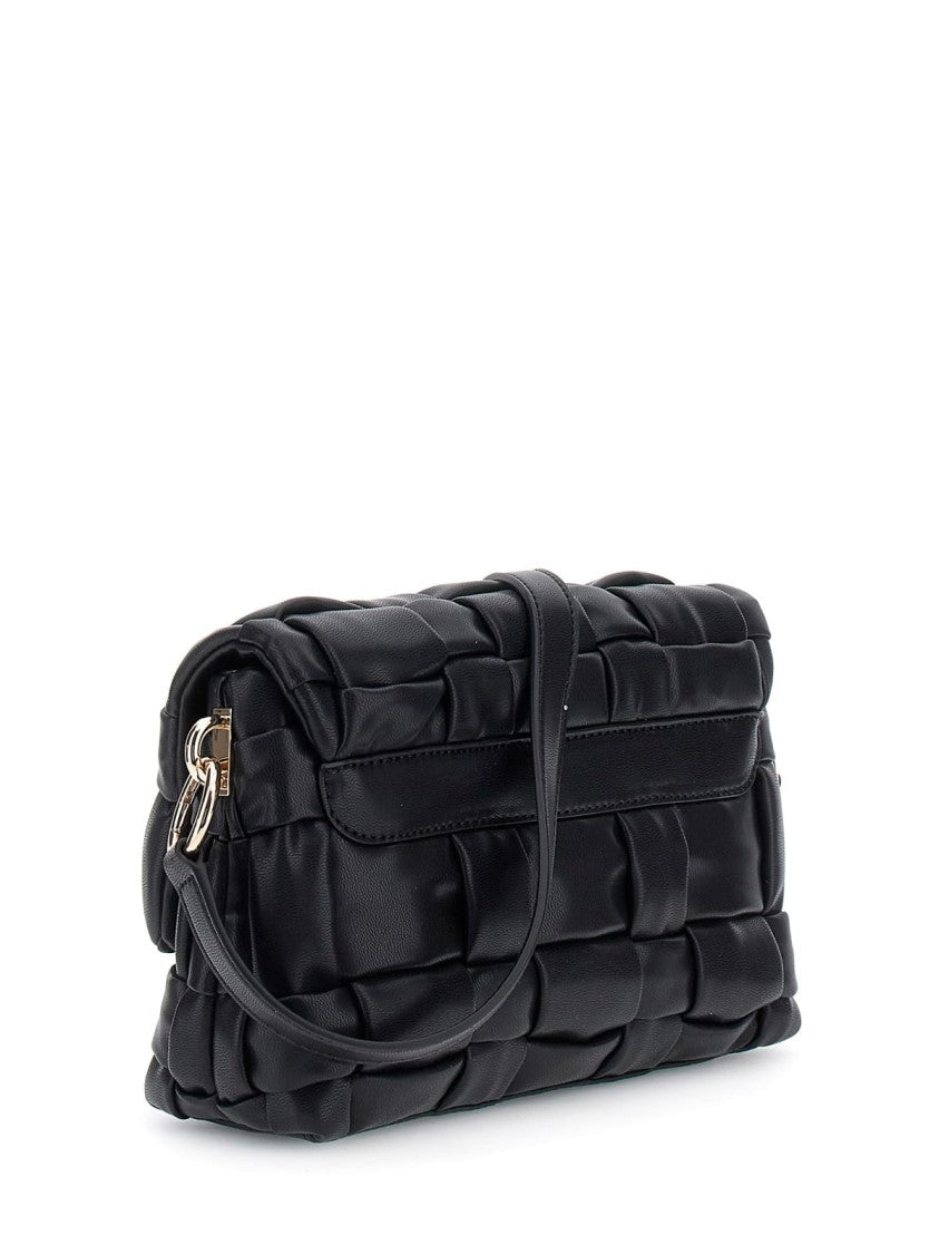 Guess Quilted Faux Leather Shoulder Bag