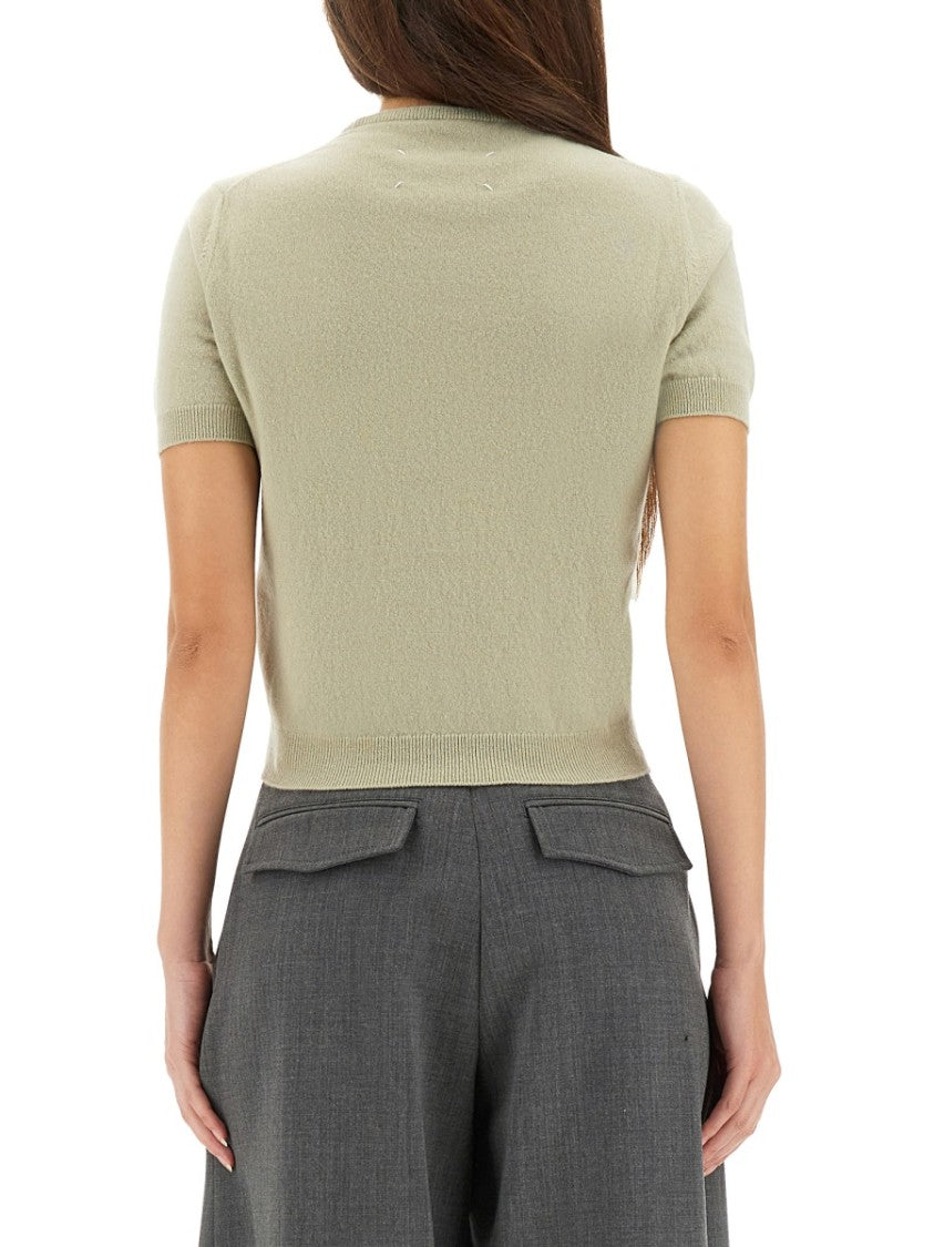 Maison Margiela Wool Crew Neck T-Shirt