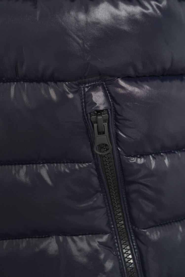 Save The Duck Quilted Vest With Plumtech Padding And High Collar