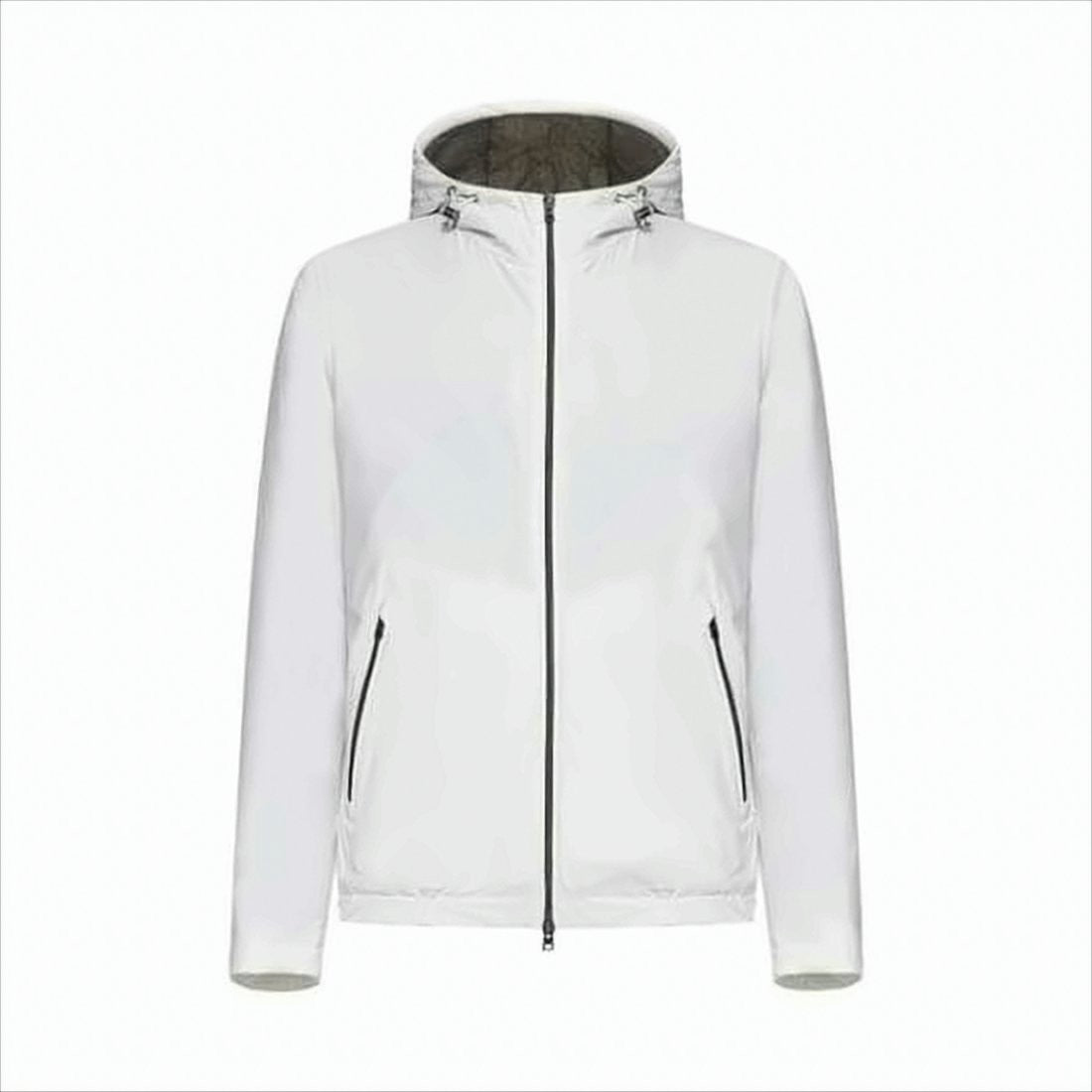 Herno Lightweight Hooded Jacket With Minimalist Design