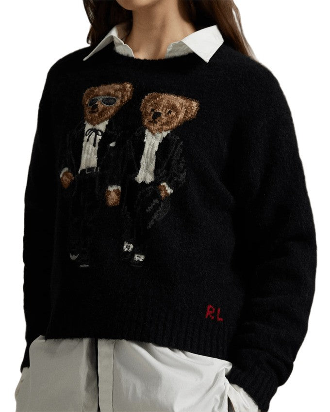 Polo Ralph Lauren Black Crewneck Sweater