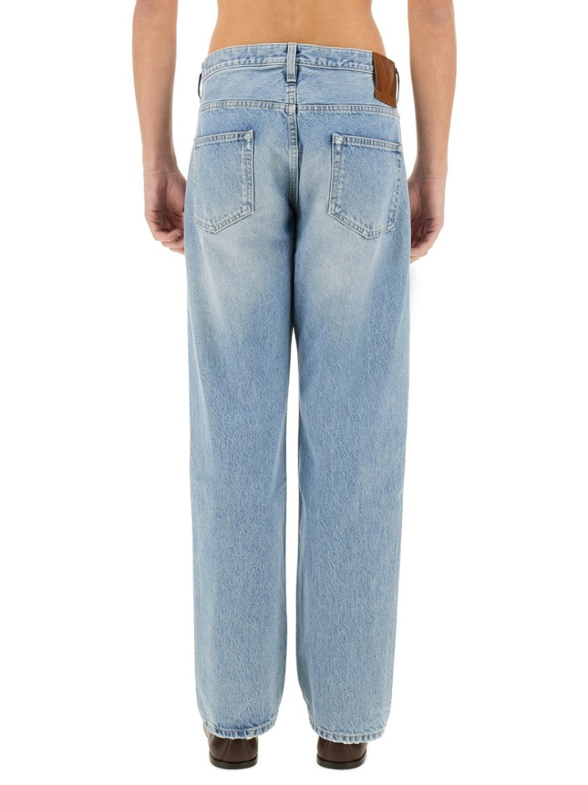 Valentino Regular Fit Denim Pants With Vintage Appeal