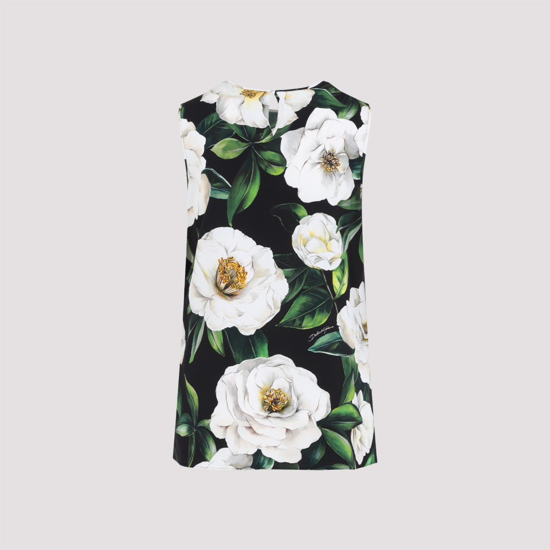 Dolce & Gabbana Floral Print Sleeveless Top